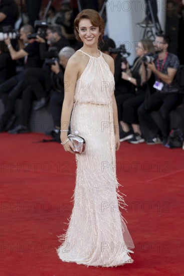Venice, Italy - 3 September 2025: Gaja Masciale during the red carpet of - Duse - during the 82nd Venice International Film Festival