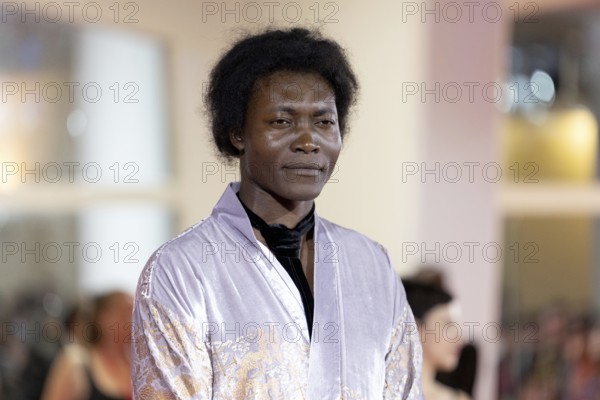 Venice, Italy - 3 September 2025: Benjamin Clementine during the red carpet of - Cartier Glory To The Filmmaker Award 2025 and In the Hand of Dante - during the 82nd Venice International Film Festival