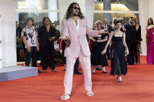 Venice, Italy - 3 September 2025: Jason Momoa during the red carpet of - Cartier Glory To The Filmmaker Award 2025 and In the Hand of Dante - during the 82nd Venice International Film Festival