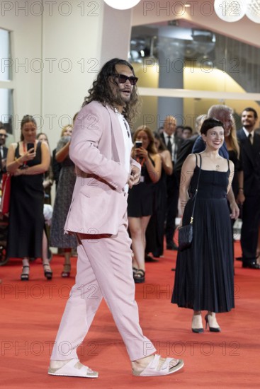 Venice, Italy - 3 September 2025: Jason Momoa during the red carpet of - Cartier Glory To The Filmmaker Award 2025 and In the Hand of Dante - during the 82nd Venice International Film Festival