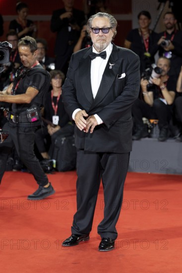 Venice, Italy - 3 September 2025: Julian Schnabel during the Red Carpet of - Cartier Glory To The Filmmaker Award 2025 and In the Hand of Dante - during the 82nd Venice International Film Festival