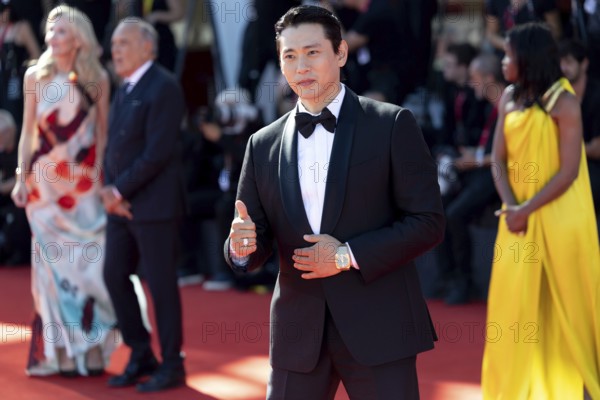 Venice, Italy - 3 September 2025: Teo Yoo during the red carpet of - The Voice Of Hind Rajab - during the 82nd Venice International Film Festival