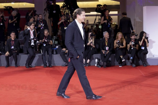 Venice, Italy - 3 September 2025: Vito Schnabel during the red carpet of - Cartier Glory To The Filmmaker Award 2025 and In the Hand of Dante - during the 82nd Venice International Film Festival