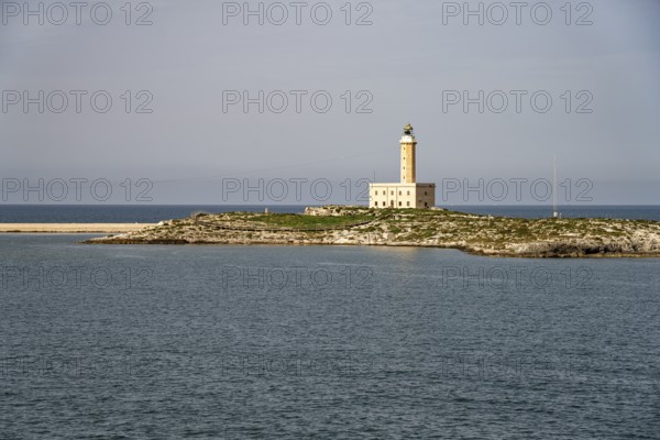 The lighthouse in Vieste, Gargano, Apulia, Italy
