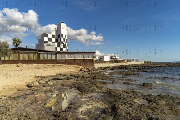 The lighthouse of Torre San Giovanni, Apulia, Italy