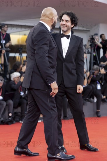 Venice, Italy - 1 September 2025: Mark Kerr, Benny Safdie during the Red Carpet of - The Smashing Machine - during the 82nd Venice International Film Festival