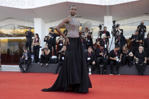 Venice, Italy - 1 September 2025: Maria Borges during the red carpet of - The Smashing Machine - during the 82nd Venice International Film Festival