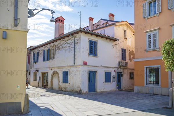 Streets of the city of Koper, Slovenia
