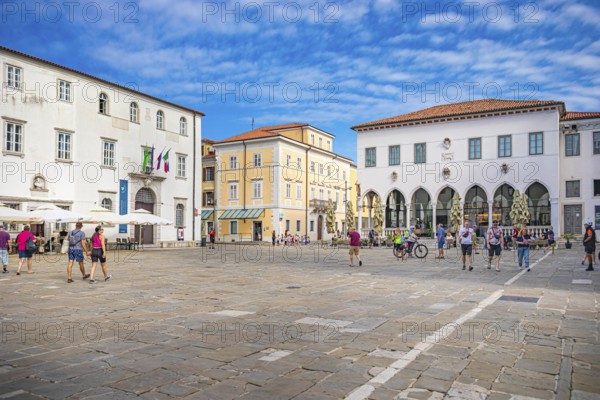 Loggia on Titov Square in the city of Koper, Slovenia