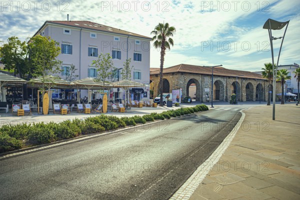 Ukmarjev Square in the city of Koper, Slovenia
