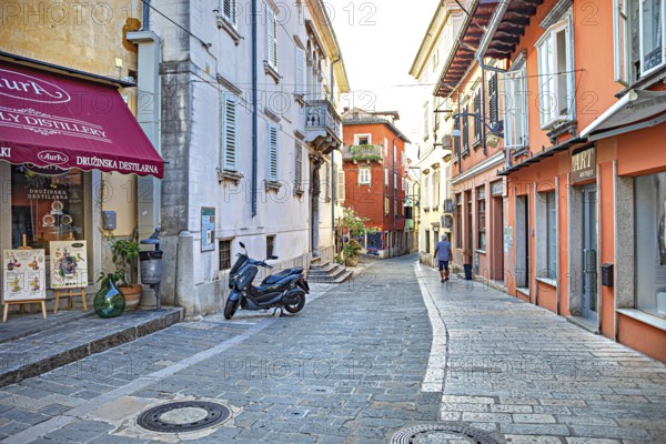 Marusiceva Street in the city of Koper, Slovenia