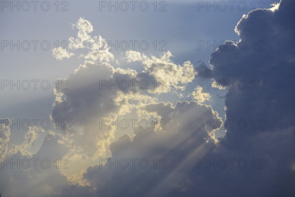 Dramatic clouds La Roque-Sainte-Marguerite, Aveyron, France