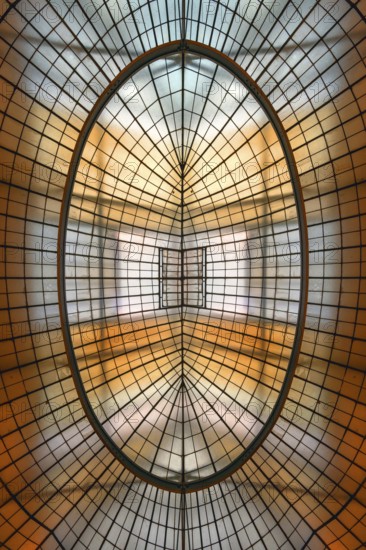 Glass dome at Augustiner Bräu, Munich, Bavaria, Germany