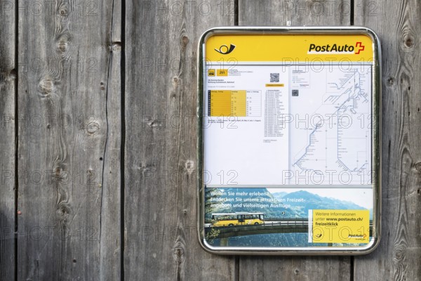 Timetable Kemmeribodenbad Postbus, Schangnau, Switzerland