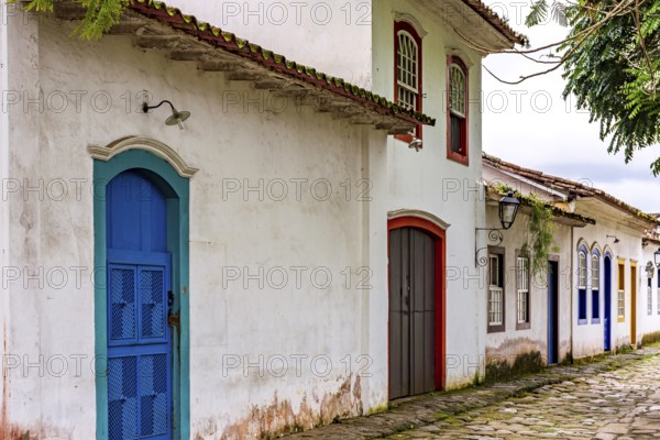Historic city of Paraty founded during the Brazilian Empire on the coast of the state of Rio de Janeiro, Paraty, Rio de Janeiro, Brazil