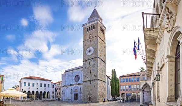 Titov Square in the city of Koper, Slovenia