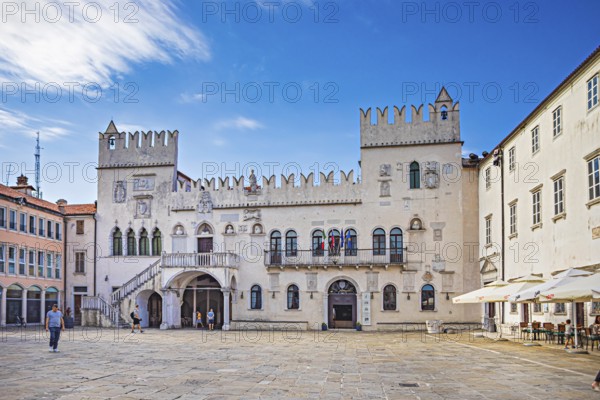 Praetorian Palace on Titov Square in the city of Koper, Slovenia