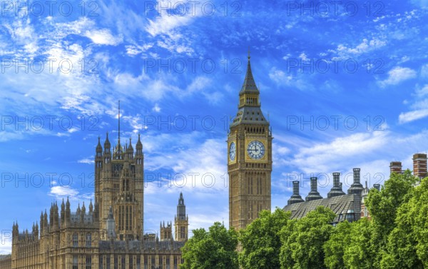 London, Tower of Big Ben on Parliament Square, Great Bell of Clock