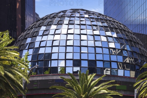 Mexico City stock exchange in Mexico located in financial center of Paseo de la Reforma