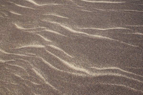 Patterns in the sand of the Namib Desert. Skeleton Coast National Park, Namibia