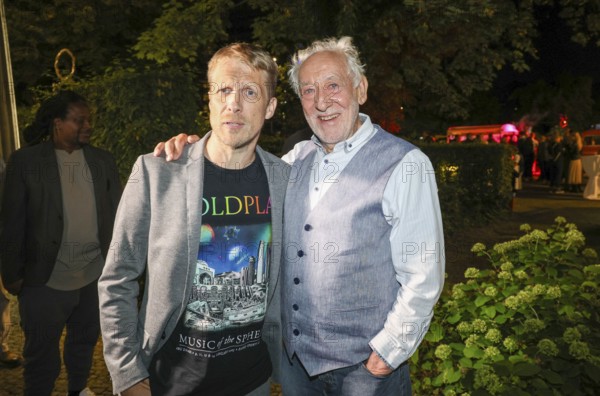 Oliver Pocher and Dieter Hallervorden at the premiere of the play 'Der eingebildet Kranke' and Dieter Hallervorden's 90th birthday at the palace gardens Theatre. Berlin, 05.09.2025