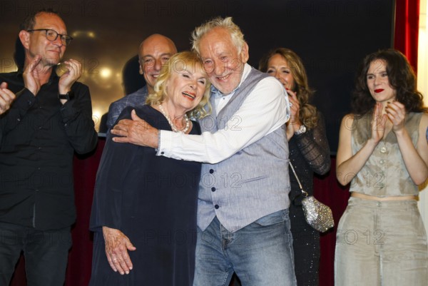 Dagmar Biener and Dieter Hallervorden at the premiere of the play 'Der eingebildet Kranke' and Dieter Hallervorden's 90th birthday at the palace gardens Theatre. Berlin, 05.09.2025