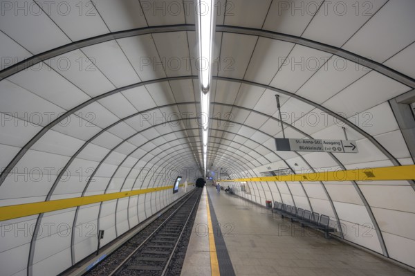 Lehel underground station, Munich, Bavaria, Germany