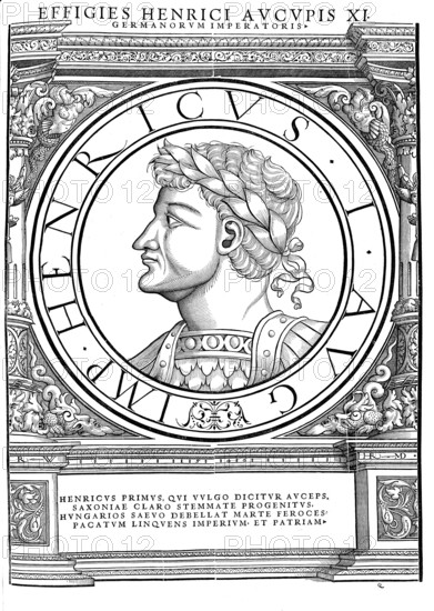 Henry III (born 28 October 1016 or 1017, died 5 October 1056 in Bodfeld, Harz) from the Salian family was king from 1039 until his death in 1056 and emperor in the Roman-German Empire from 1046, authentic, digitally restored reproduction from a 19th century original, record date not stated