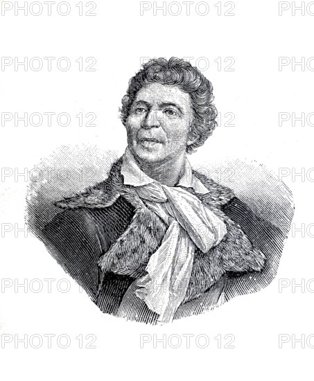 Jean Paul Marat, (born 24 May 1743 in Boudry, Principality of Neuchâtel, today Canton of Neuchâtel, Switzerland, died 13 July 1793 in Paris) was a French physician, natural scientist and author of scientific and political writings, Historical, authentic, digitally restored reproduction from a 19th century original, Record date not stated