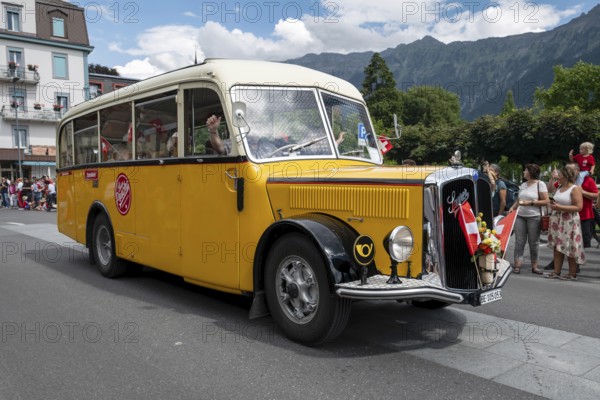 Old Postbus, Interlaken, Switzerland