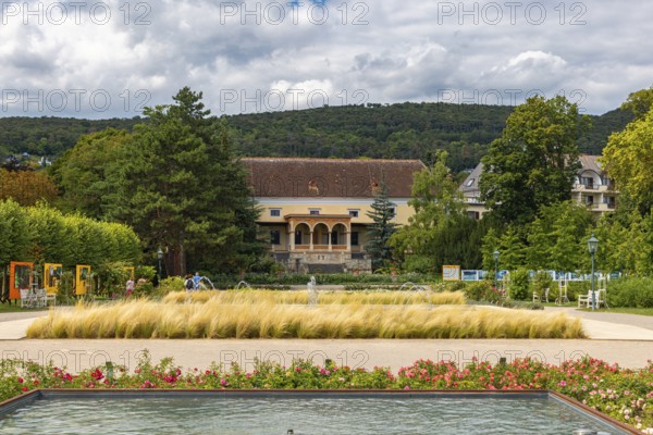 Weikersdorf Castle in Doblhoffpark, Baden, Lower Austria, Austria