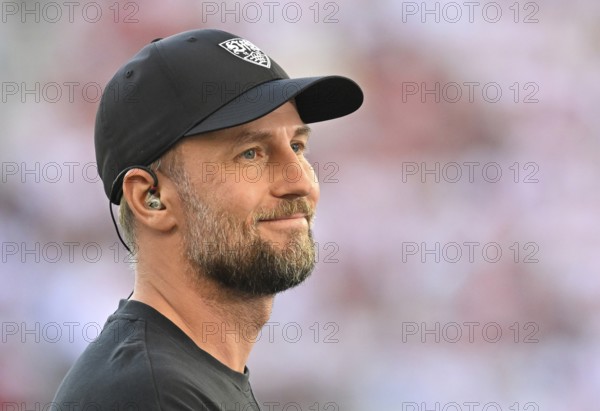 Coach Sebastian Hoeneß VfB Stuttgart Portrait Bundesliga, MHPArena, MHP Arena Stuttgart, Baden-Württemberg, Germany
