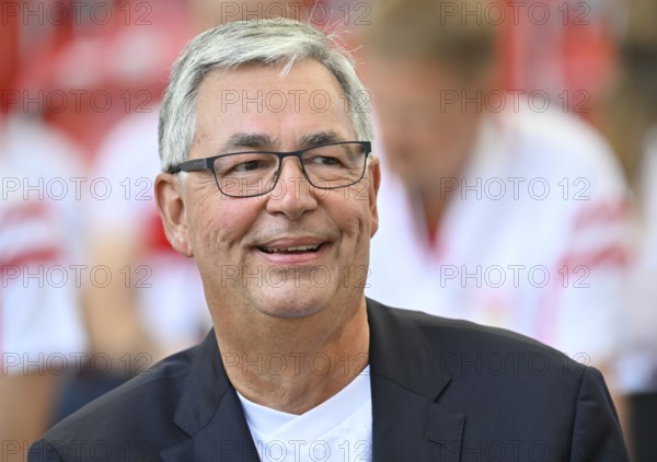President Dietmar Allgaier VfB Stuttgart Portrait smiles Bundesliga, MHPArena, MHP Arena Stuttgart, Baden-Württemberg, Germany