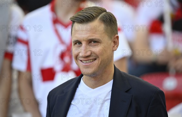 Member of the Executive Committee Andreas Grupp VfB Stuttgart Portrait smiles Bundesliga, MHPArena, MHP Arena Stuttgart, Baden-Württemberg, Germany