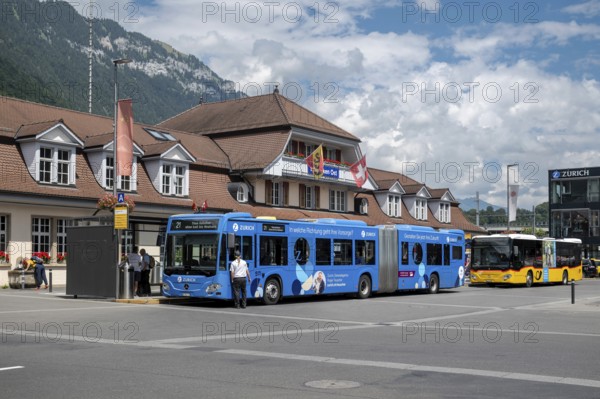 Bus station, Interlaken, Switzerland