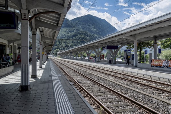 Railway station, Interlaken, Switzerland