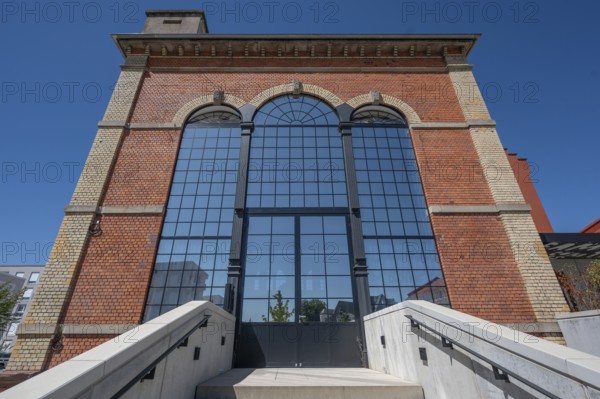 Artist Stefan Strumbel's studio in a former, historic boiler house of a brewery, Offenburg, Baden-Württemberg, Germany