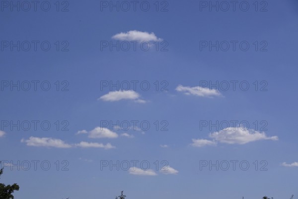 Landscape in summer with cloudy sky, Germany