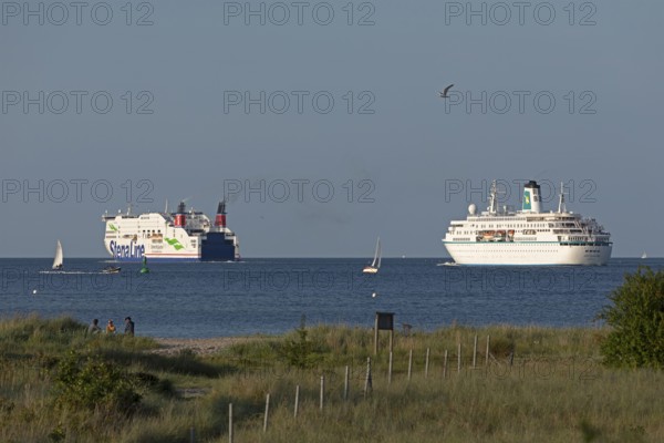 Stena Line ferry Stena Scandinavica, cruise ship Germany, Kiel Fjord, Schleswig-Holstein, Germany