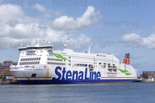 Stena Line ferry Stena Scandinavica, harbour, Kiel, Schleswig-Holstein, Germany