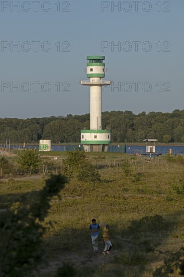 Friedrichsort Lighthouse, Kiel Fjord, Kiel, Schleswig-Holstein, Germany