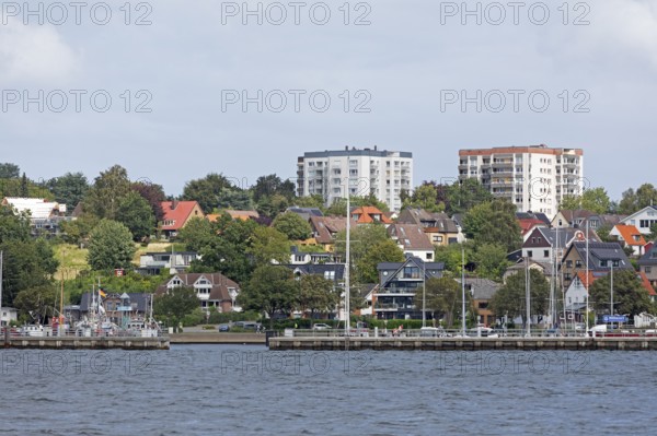 Harbour, Möltenort, Baltic resort Heikendorf, Schleswig-Holstein, Germany