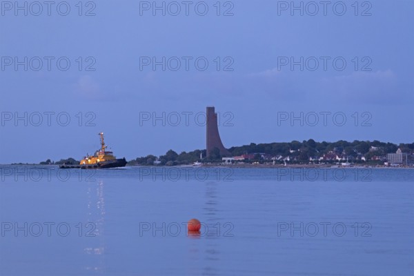 Tugboat, Naval Memorial, Laboe, Kiel Fjord, Schleswig-Holstein, Germany