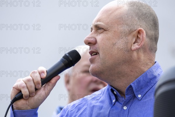 Ludwigshafen: Rally by Joachim Paul (AfD) in Ludwigshafen-Oggersheim***Picture: Joachim Paul