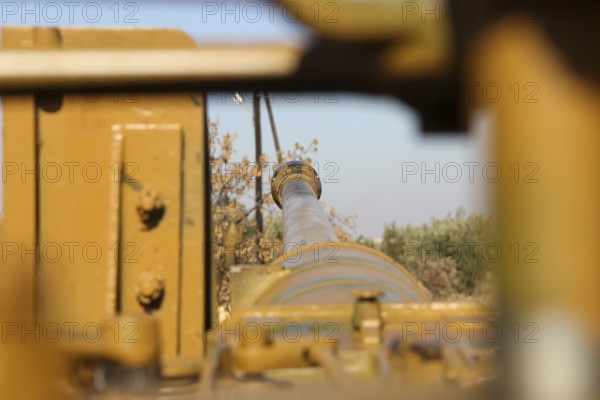 Vehicles and heavy weapons used by Syrian opposition fighters in combat against ISIS. Aleppo, Syria November 23, 2015, Aleppo, Syria