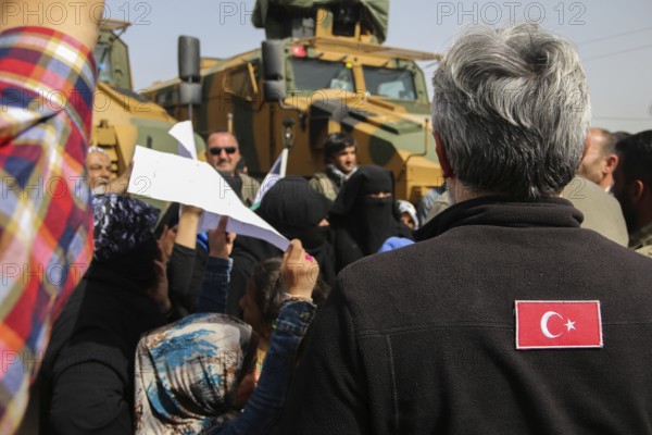 Turkish Army soldiers in Syria, combating terrorist organizations in the Middle East. Aleppo, Syria August 01, 2013, Aleppo, Syria