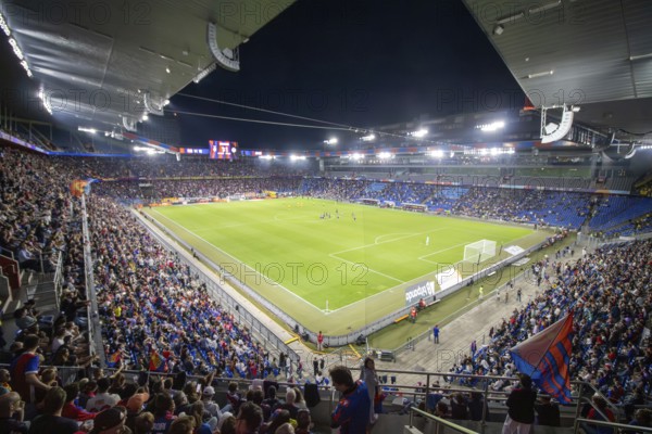 St.-Jakob-Park Basel at the Swiss Super League match between FC Basel and Young Boys Bern. 26, 978 spectators watched the match