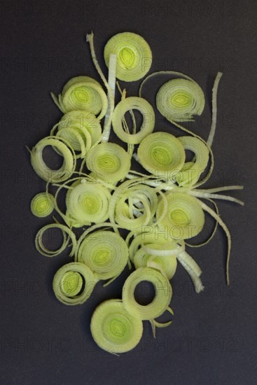 Leek, sliced leek, leek