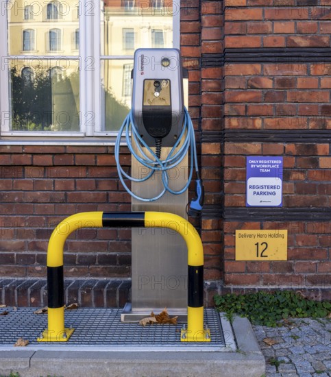 Charging station for electric cars, Berlin, Germany