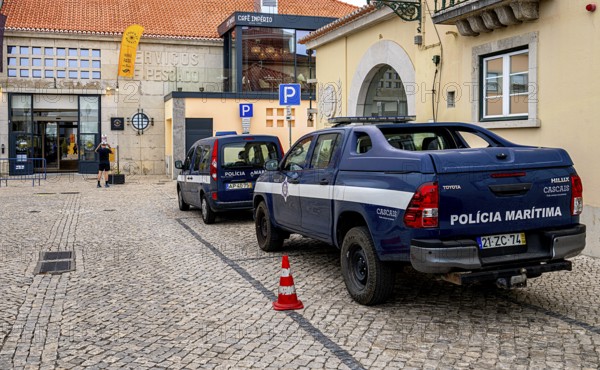 Police Maritima emergency vehicles in Cascais, Portugal